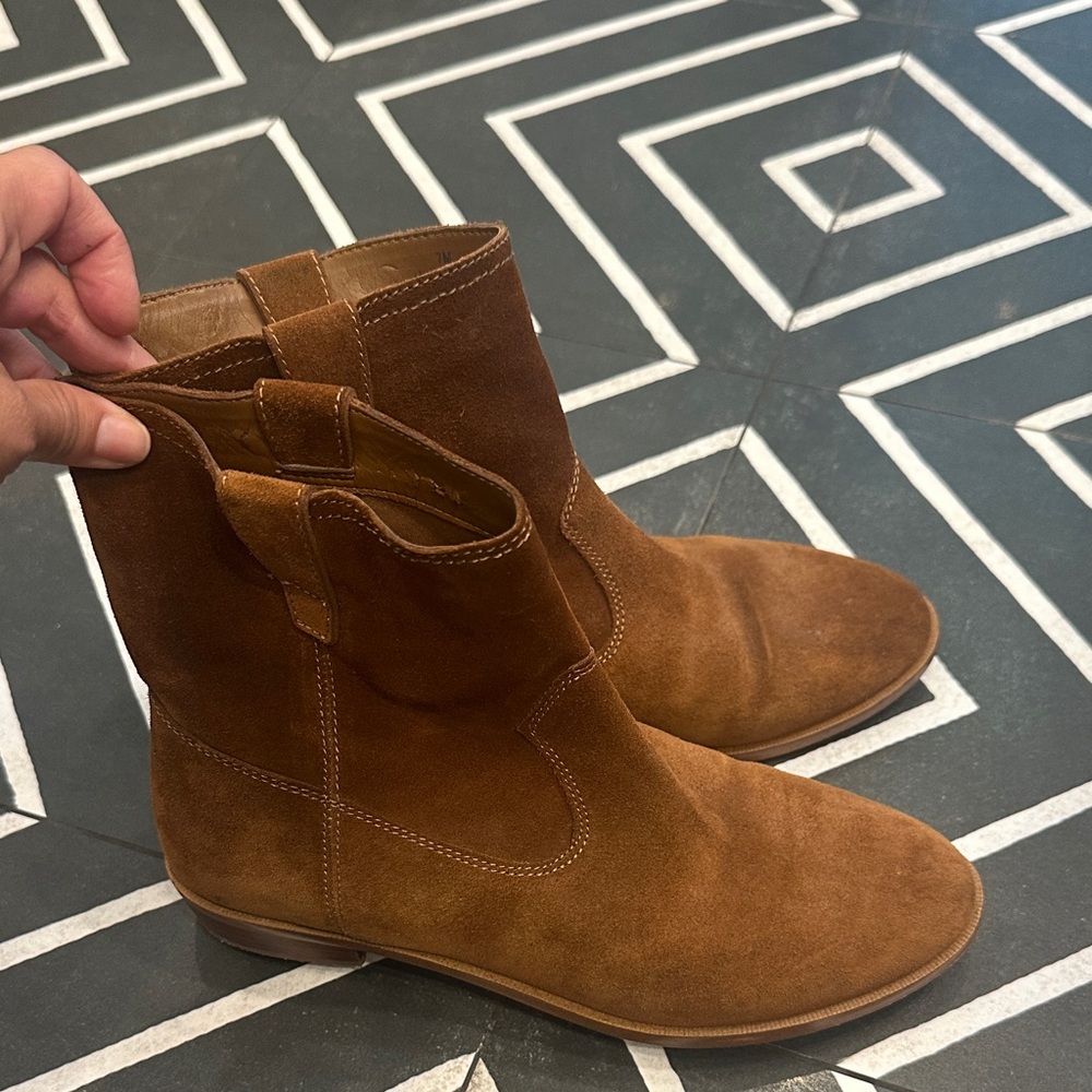 Rebecca Minkoff Brown Suede Ankle Boots